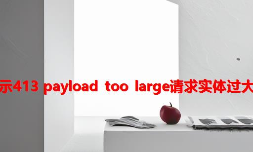 网站提示413 Payload Too Large：请求实体过大怎么办